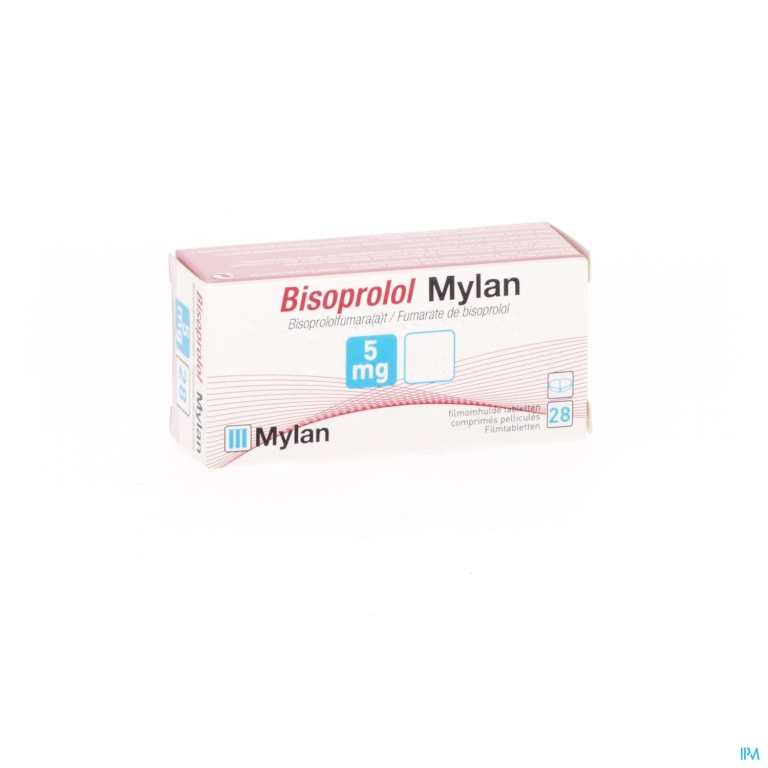 Bisoprolol Mylan 5,0mg Comp 28 X 5,0mg