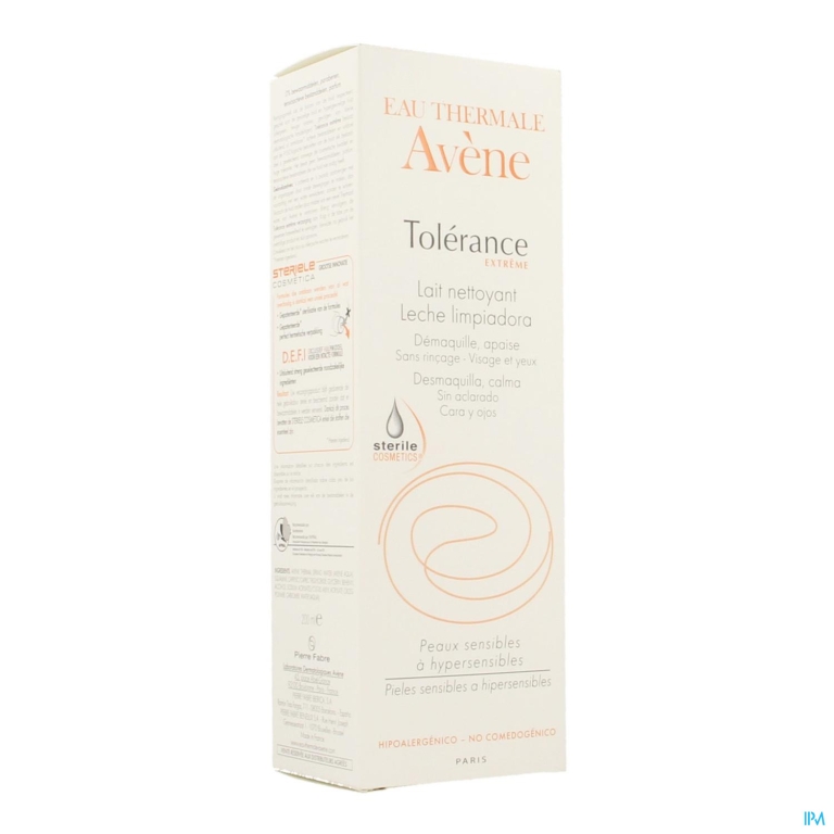 Avene Tolerance Extreme Reinigingsmelk zonder spoelen 200ml