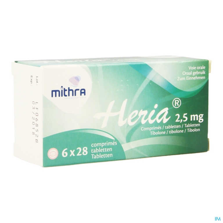 Heria 2,5mg Comp 6 X 28