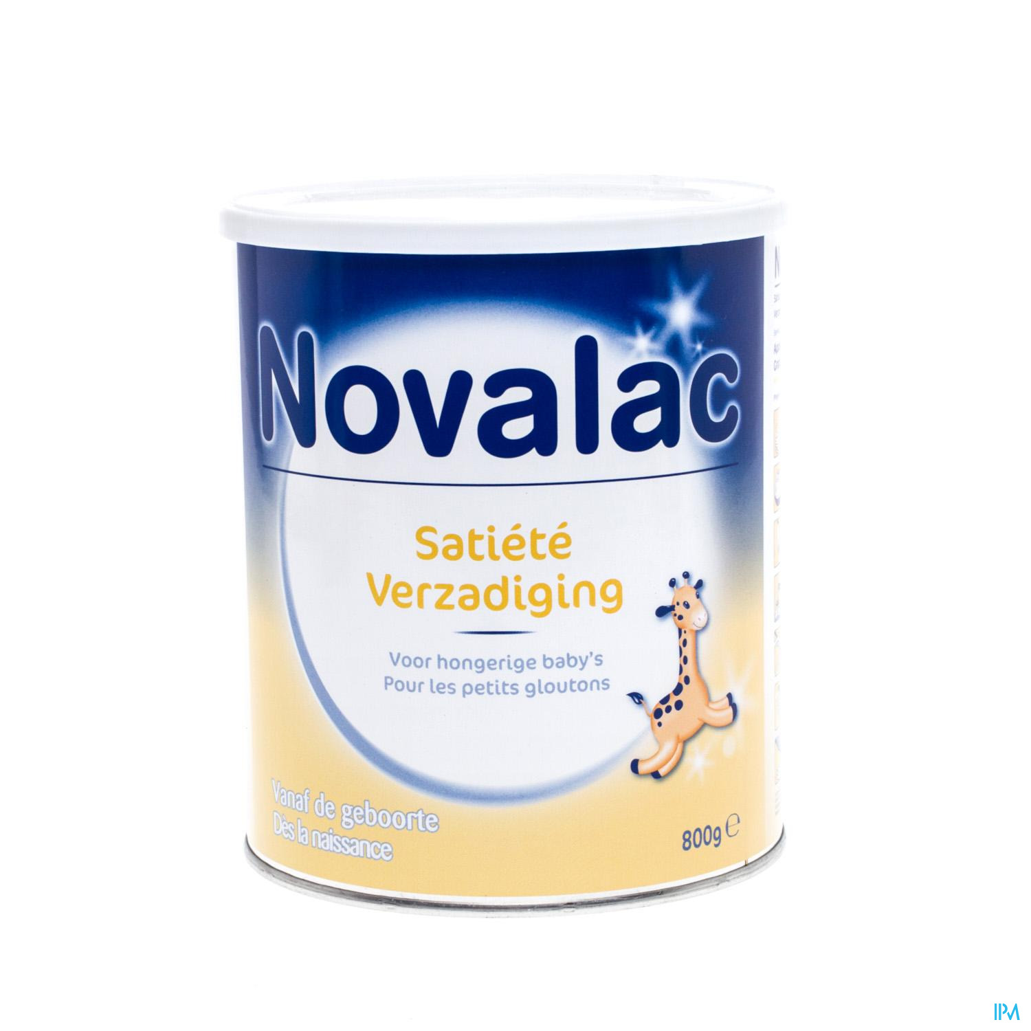 Novalac Verzadiging 0-12m Zuigelingenmelk Pdr 800g
