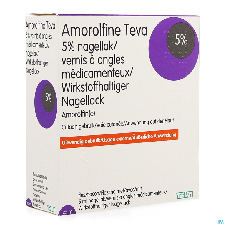 Amorolfine Teva Medische Nagellak 1 X 5ml