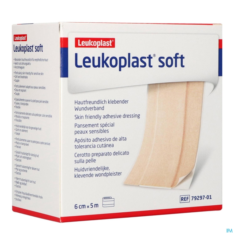 Leukoplast Soft 5mx6cm 1