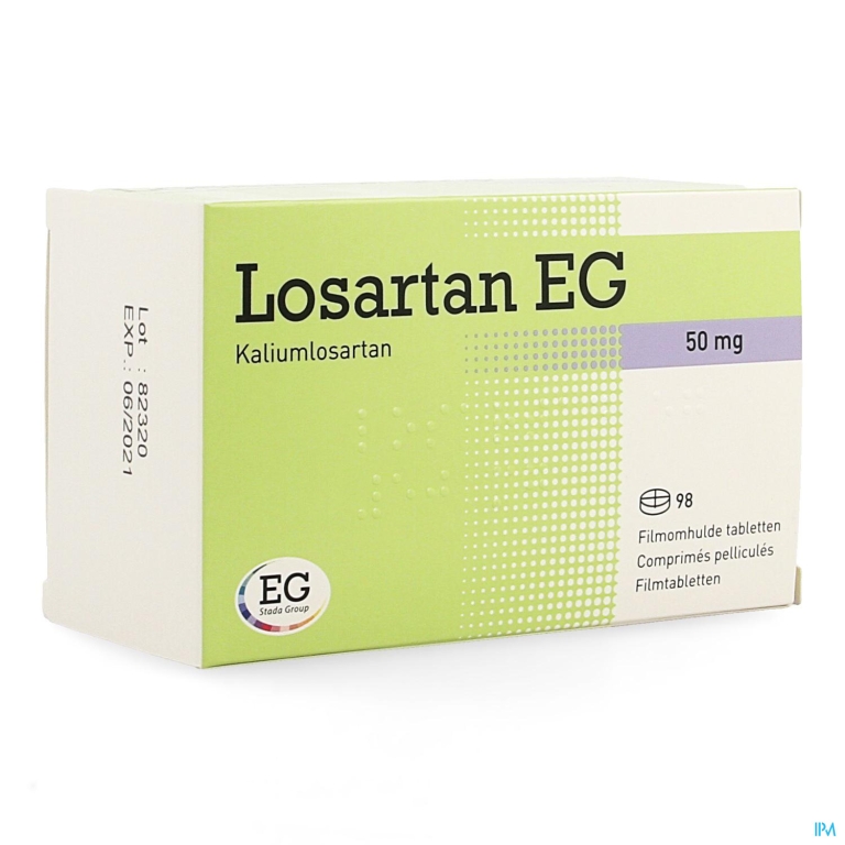 Losartan EG Filmomh Tabl 98X50Mg