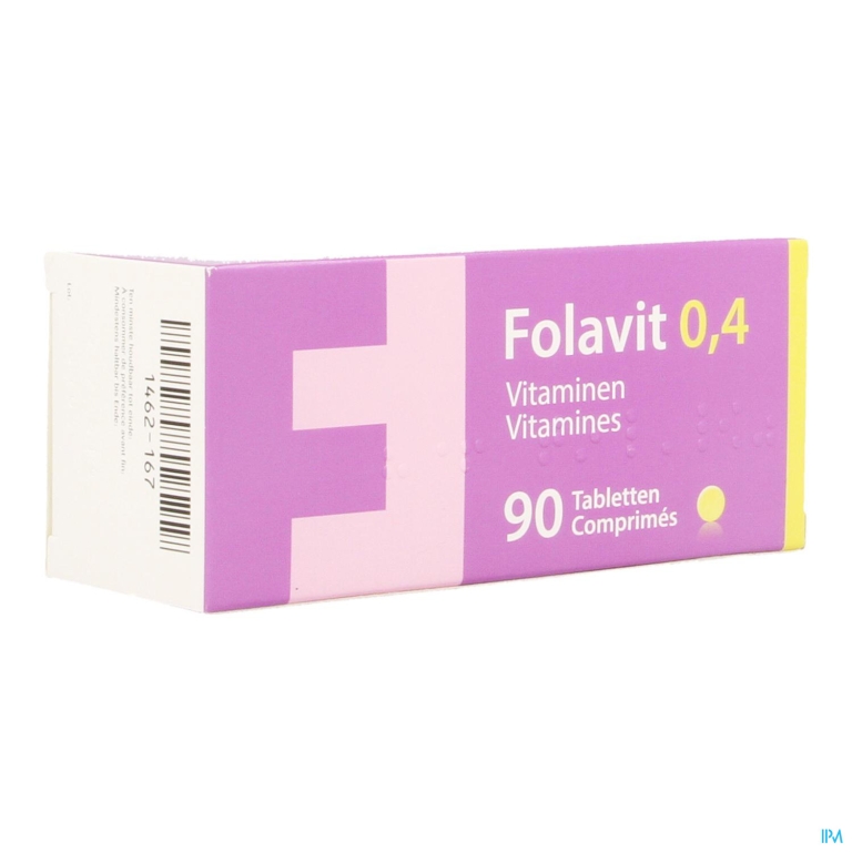 Folavit 0,4mg Tabl 90 X 0,4mg Cfr 3761517