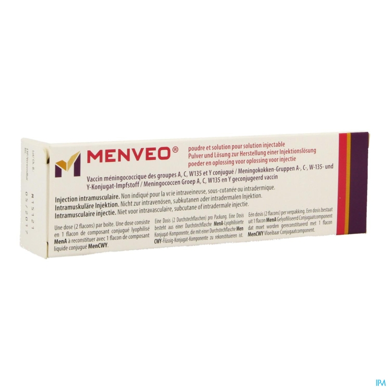 Menveo Pdr+sol Pr Sol Inj 2 Fl+ 1 Voorgev Spuit 1d