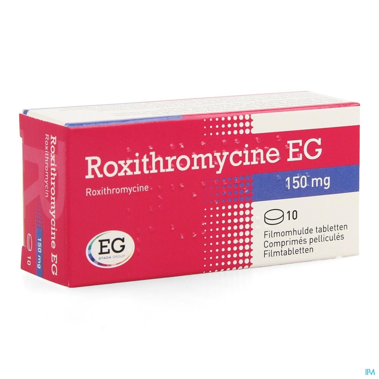 Roxithromycine EG Tabl 10X150Mg