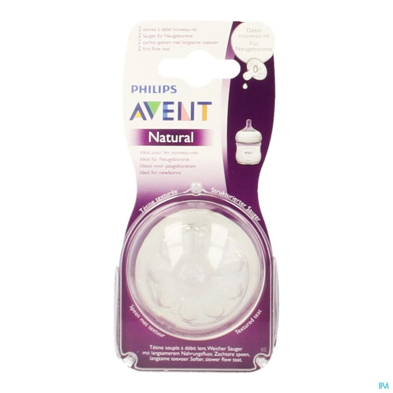 Philips Avent Natural Zuigspeen First 2 SCF657/27