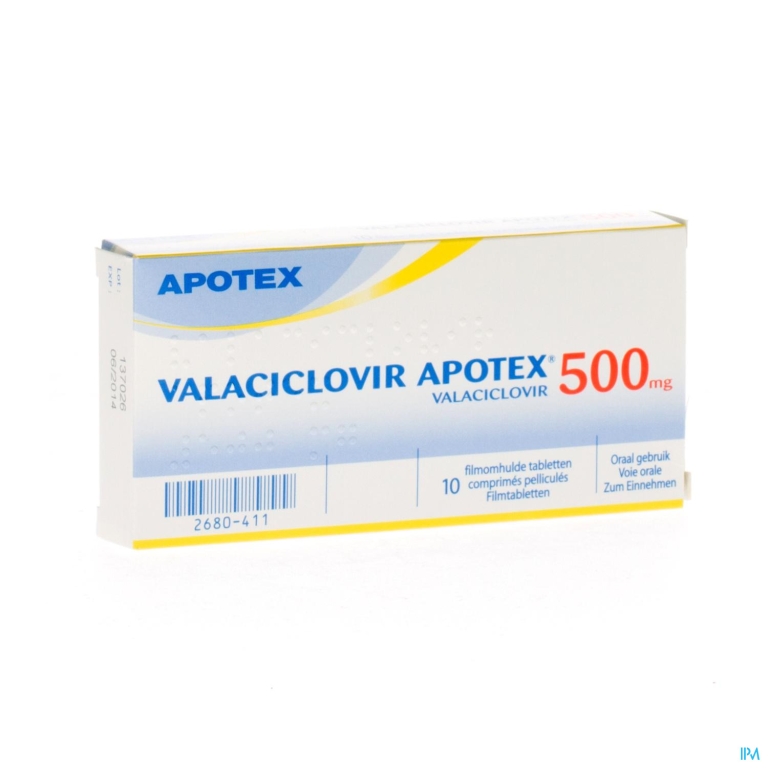 Valaciclovir Ab 500mg Tabl 10x500mg