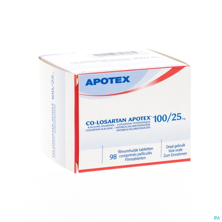 Co Losartan Apotex 100mg/25mg Filmomh Tabl 98