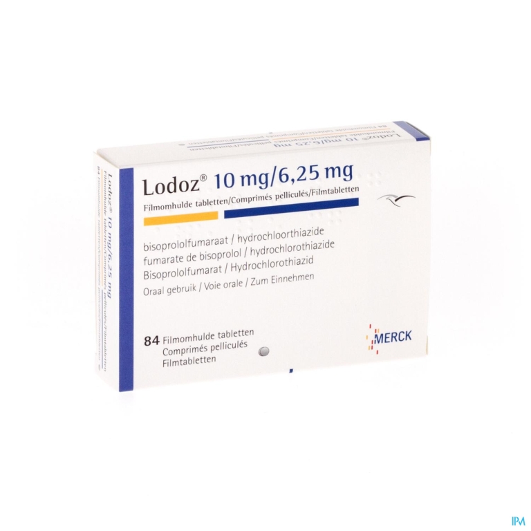 Lodoz 10,0mg/6,25mg Tabl 84