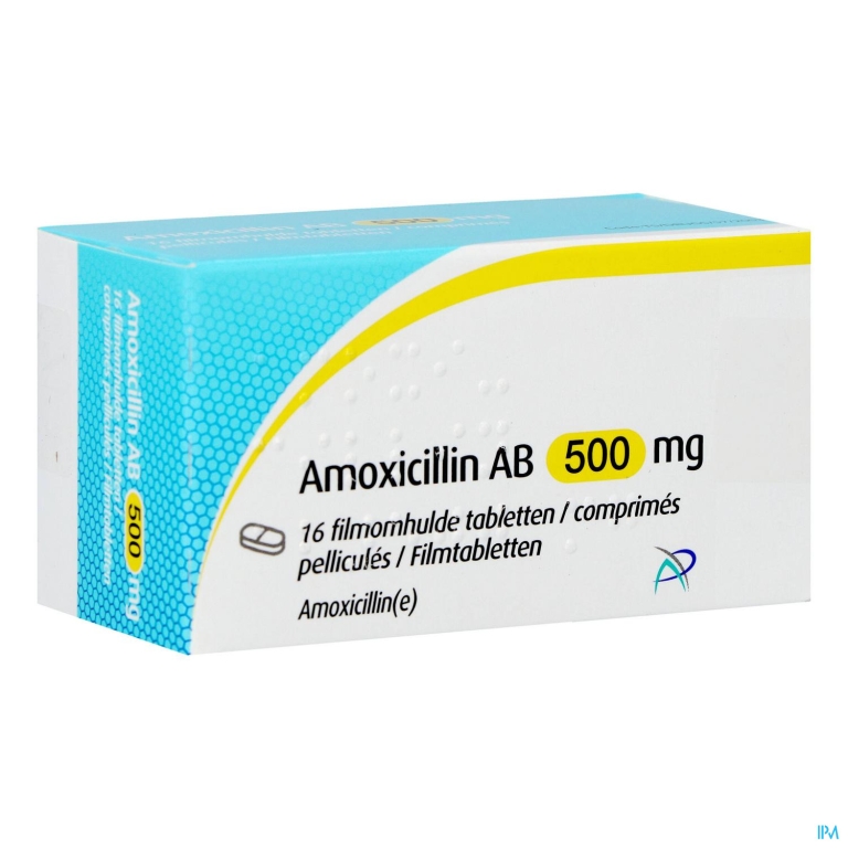 Amoxicillin Ab 500mg Filmomh Tabl 16 X 500mg