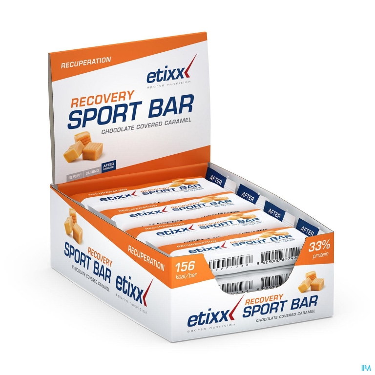 Etixx Recovery Sport Bar Caramel 12x40g