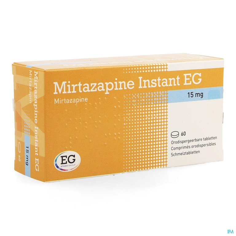 Mirtazapine EG Instant 15 Mg Orodisp Tabl  60