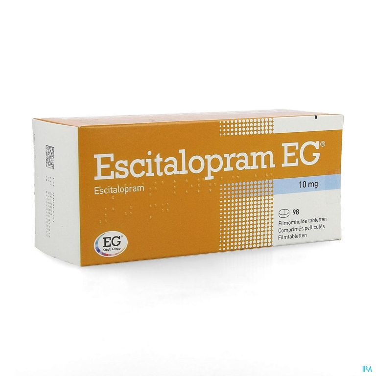 Escitalopram Eg Pi Pharma 10mg Filmomh Tabl 98 Pip