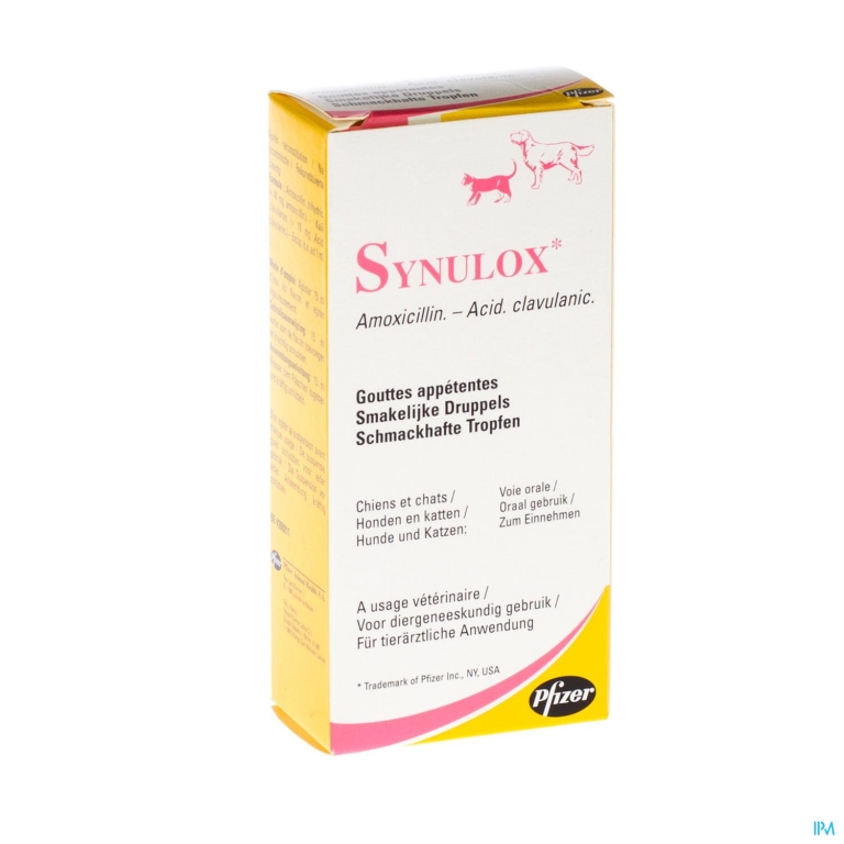 Synulox Smakel. Druppels 15ml