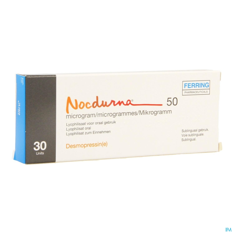 Nocdurna 50mcg Lyophilisaat Oraal Gebruik 30 X 1