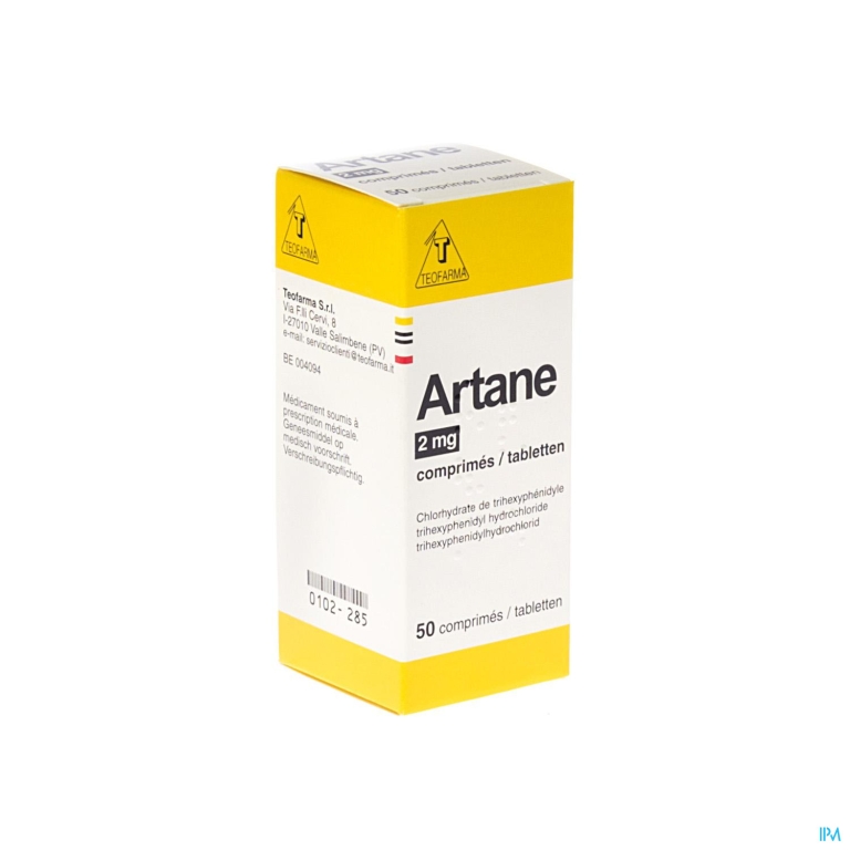 Artane 2mg Flacon Comp 50 X 2mg