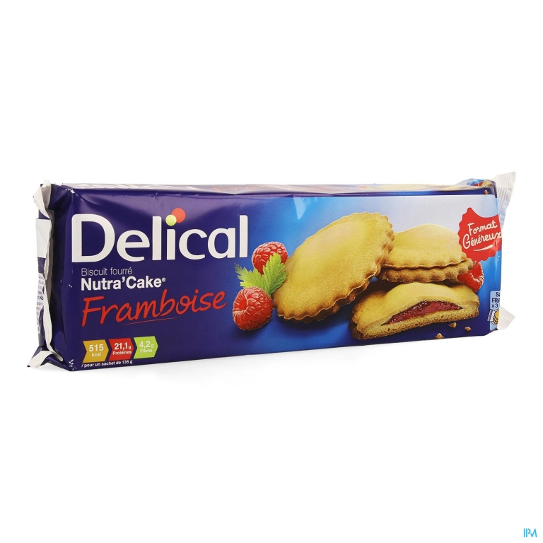 Delical Nutra Cake Framboos 3×3