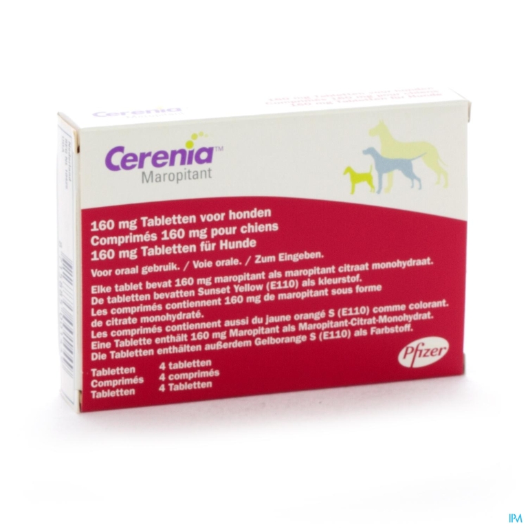 Cerenia 160mg Comp 4 Voor Honden