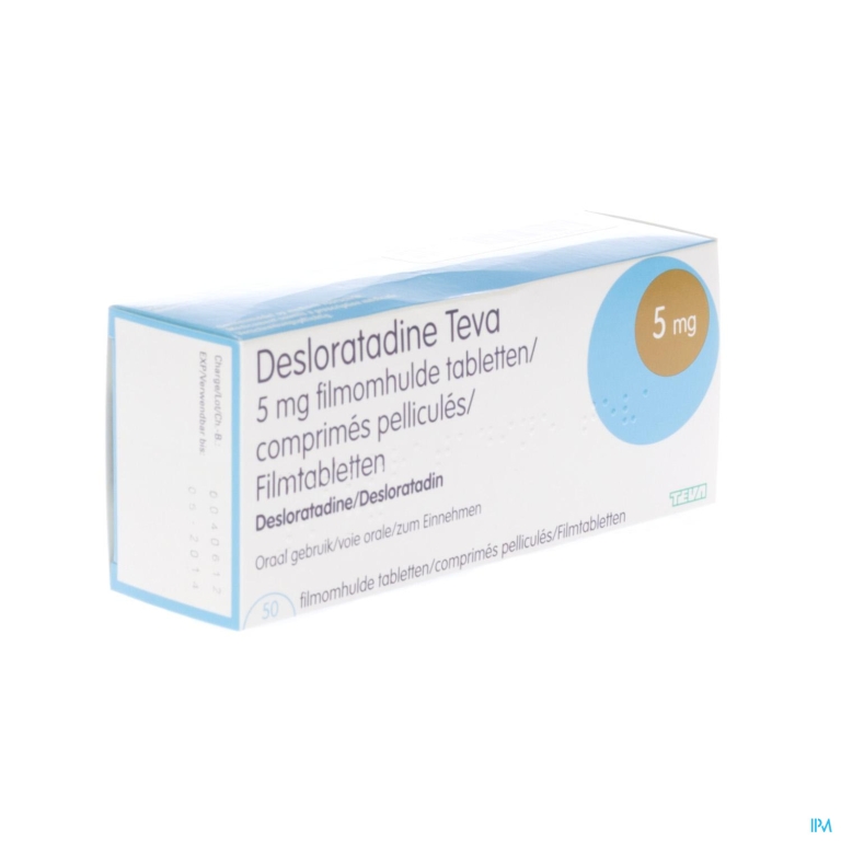 Desloratadine Teva 5mg Filmomh Tabl 50 X 5mg