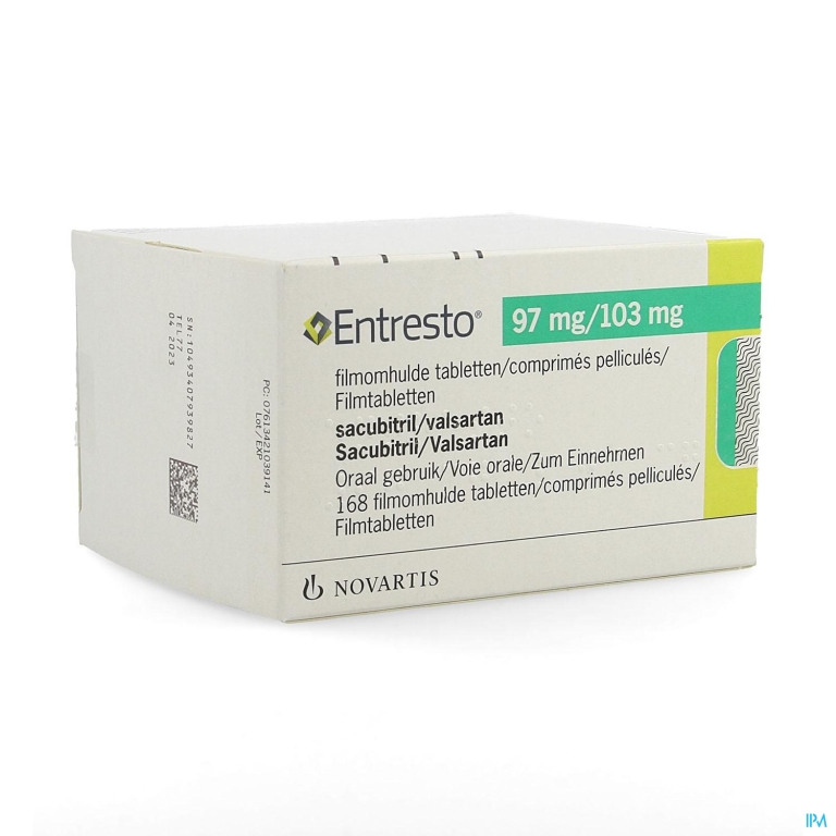 Entresto 97mg/103mg Filmomh Tabl 168