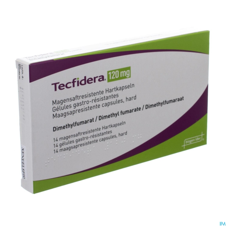 Tecfidera 120mg Maagsapresist Caps 14