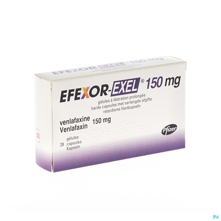 Efexor Exel 150mg Caps Verlengde Afgifte 28