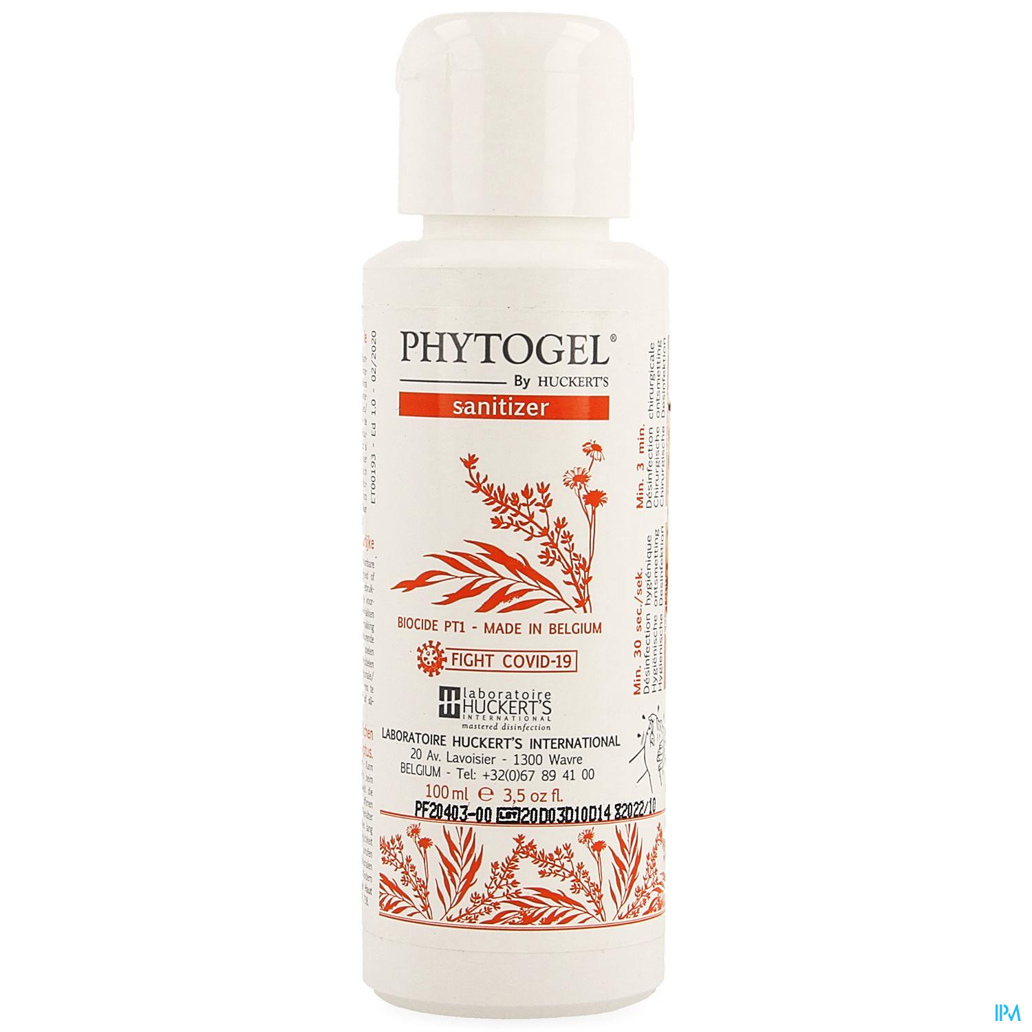 Phytogel By Huckert’s Sanitizer Zakflesje 100ml