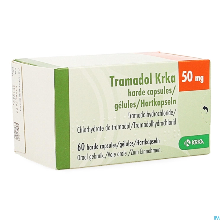 Tramadol Krka 50mg Harde Caps Blister 60 Ud