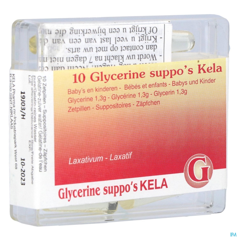 Glycerine Kela Pharma Baby – Inf Supp 10