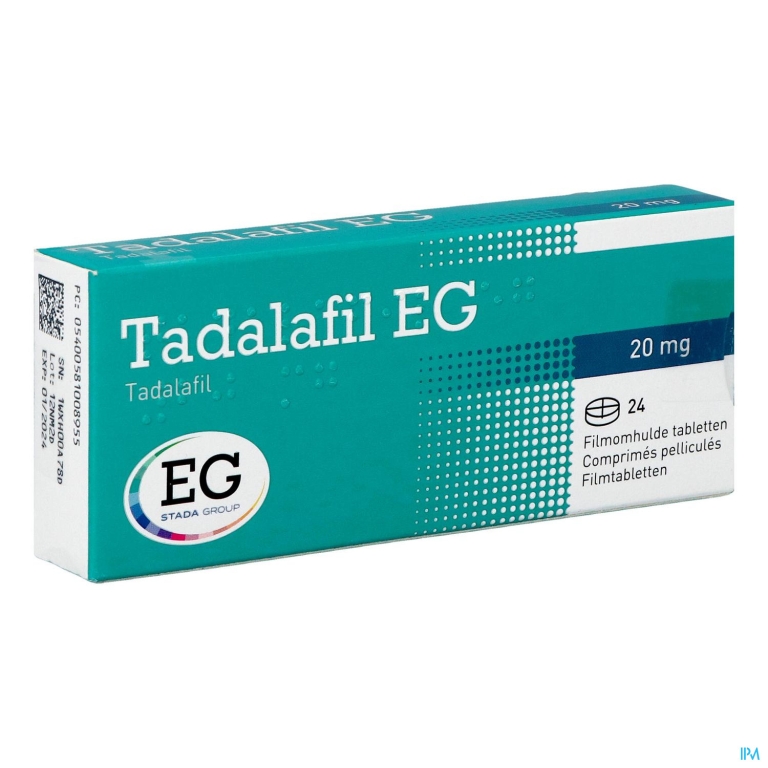 Tadalafil EG 20Mg Filmomh Tabl  24 X 20Mg