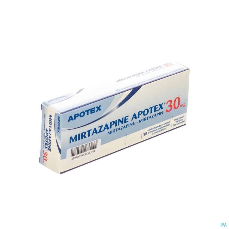 Mirtazapine Apotex 30mg Comp Orodisp 30