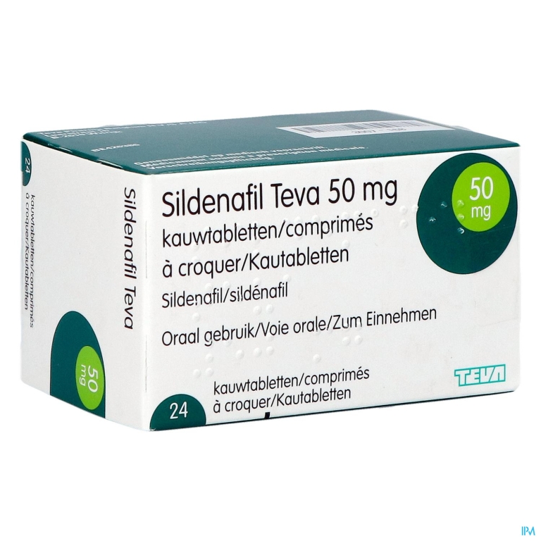 Sildenafil Teva 50mg Kauwtabletten 24x 50mg