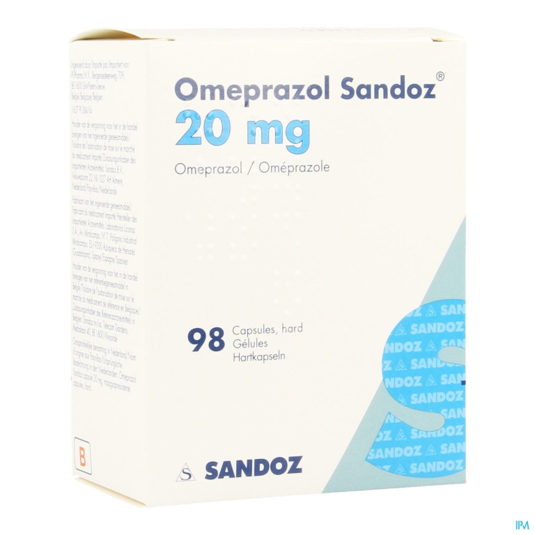 Omeprazol Sandoz 20mg Pi Pharma Caps 98x20mg Pip