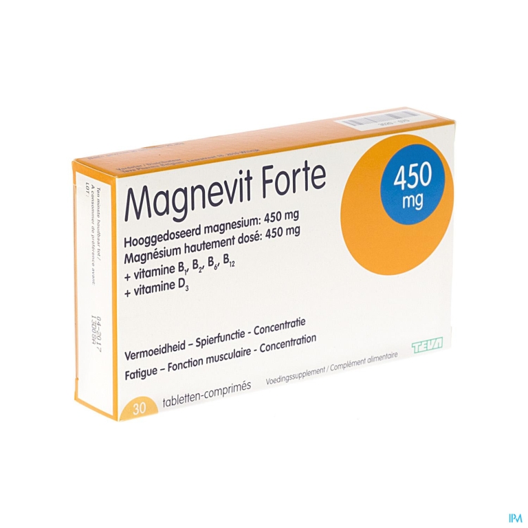 Magnevit Forte 450mg Tabl 30