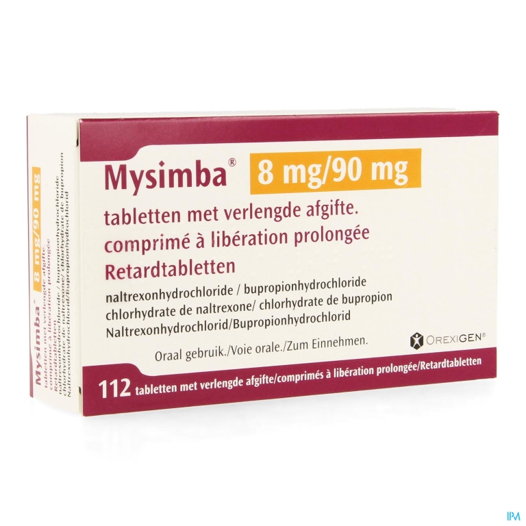 Mysimba 8mg/90mg Verlengde Afgifte Comp 112
