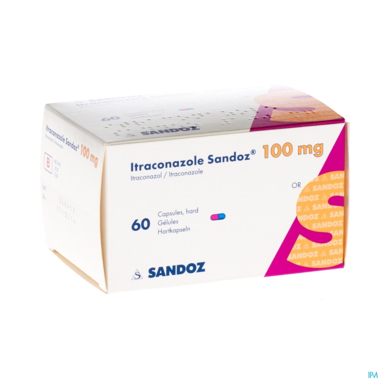 Itraconazole Sandoz Caps 60x100mg