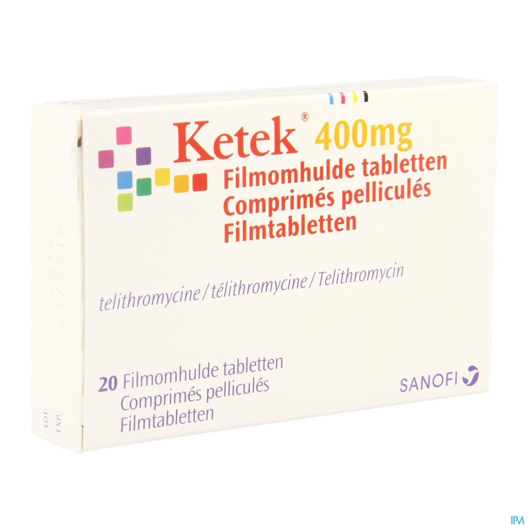 Ketek 400mg Tabl 20 X 400mg