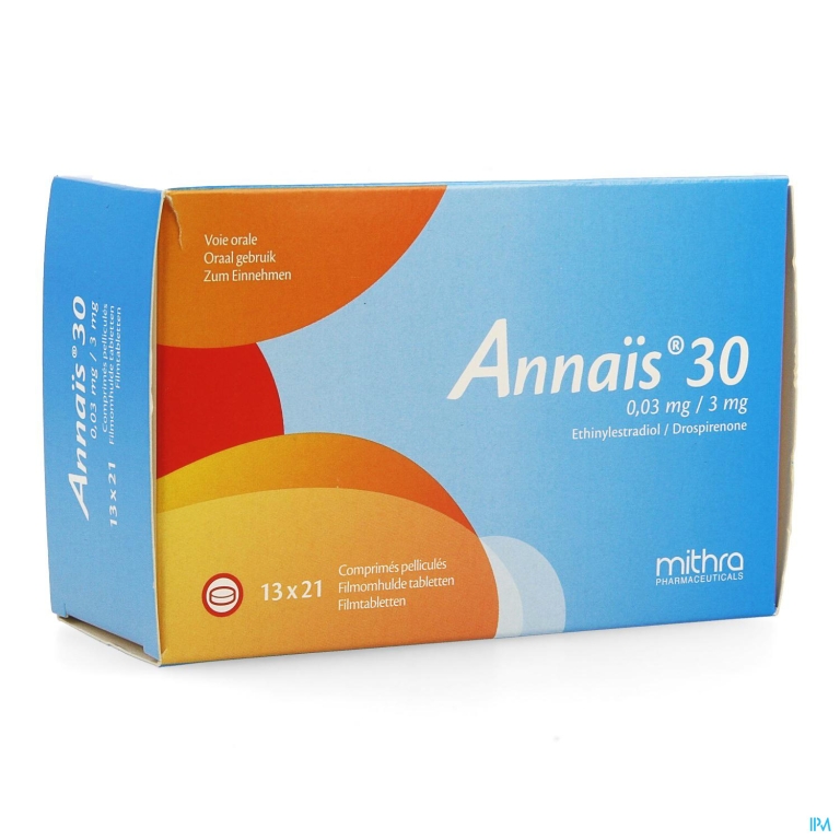 Annais 30 0,03mg/3mg Filmomh Tabl 13 X 21