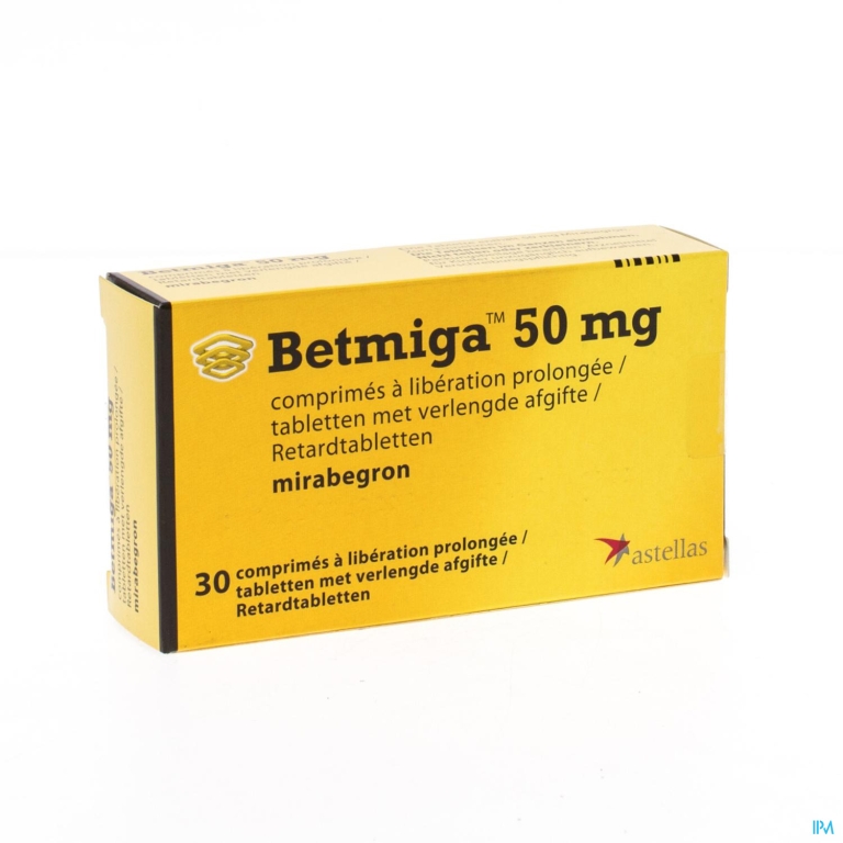 Betmiga Tabl 30 X 50mg