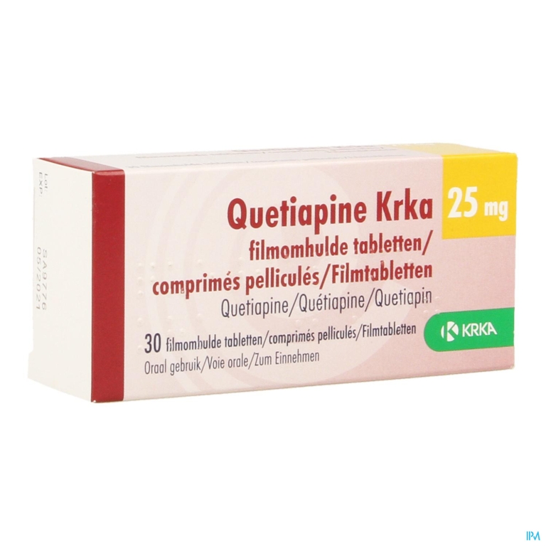 Quetiapine Krka 25mg Filmomh Tabl 30