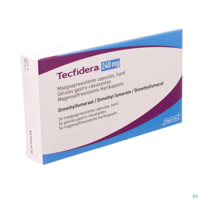 Tecfidera 240mg Maagsapresist Caps 56