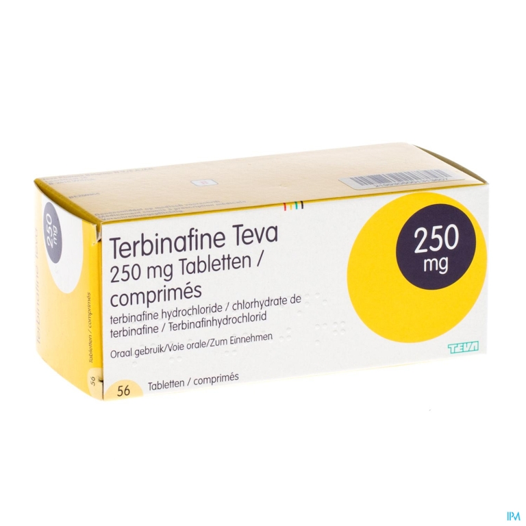 Terbinafine Teva Comp 56 X 250mg