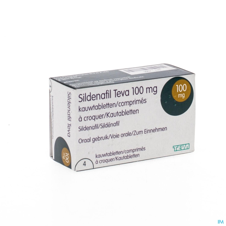 Sildenafil Teva 100mg Kauwtabletten 4x 100mg