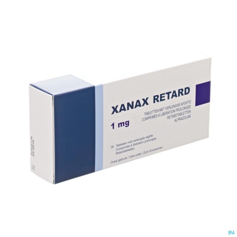 Xanax Retard 1,00mg Impexeco Tabl 30 Pip