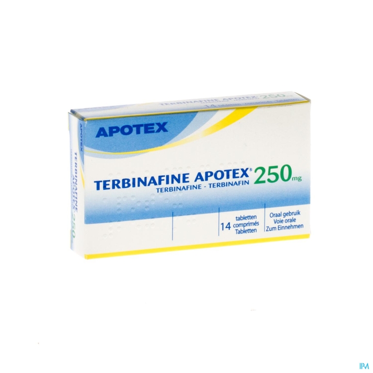 Terbinafine Apotex 250mg Tabl 14 X 250mg