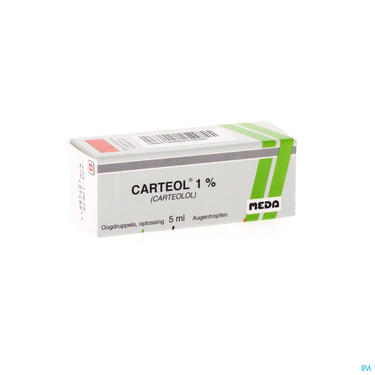 Meda Pharma Carteol Gutt Opht 5ml 1%