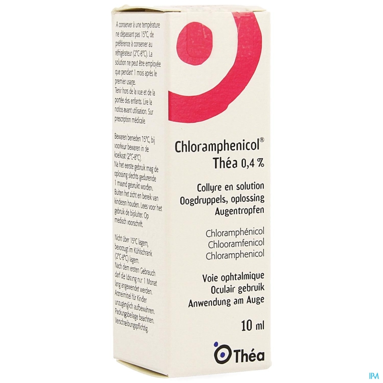 Chloramphenicol Thea 0,4% Oogdruppels 10ml