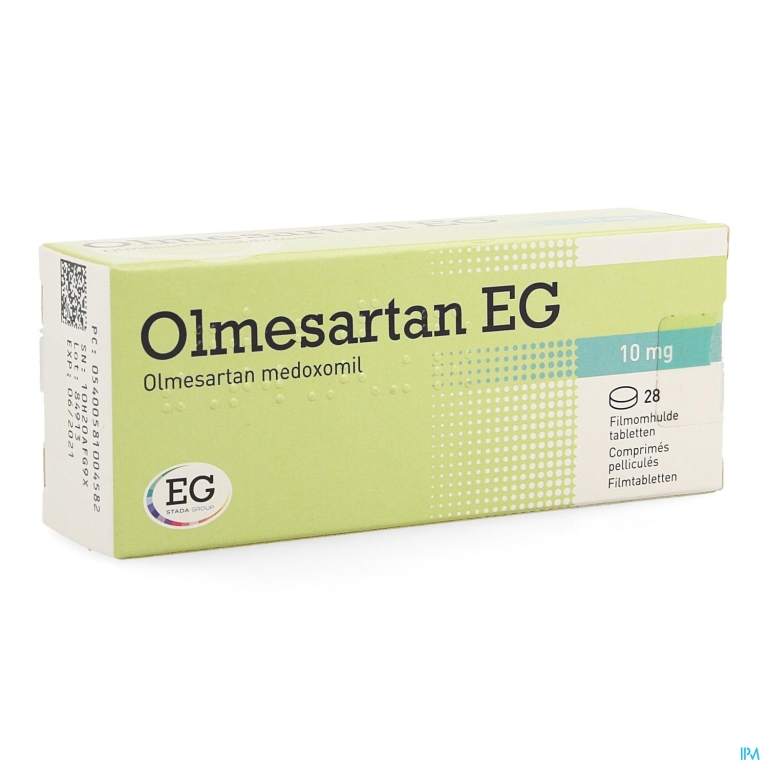 Olmesartan EG 10Mg Filmomh Tabl  28 X 10Mg