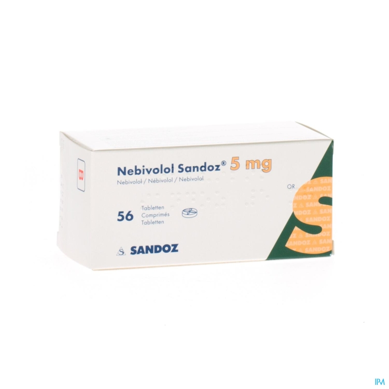 Nebivolol Sandoz Tabl 56 X 5mg